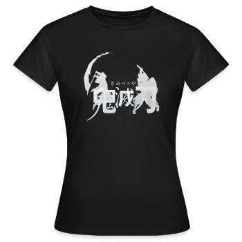 Tueur de démons - T-shirt Femme - noir - Devant - AI Model Female 172 dark (172cm)