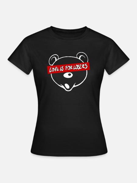 L’amour est pour les perdants - T-shirt Femme - noir