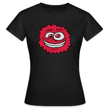 Monster Crazy Comic Face - Women's T-Shirt - black - Front - AI Model Female 172 dark (172cm)