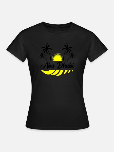 abu dhabi - Frauen T-Shirt - Schwarz