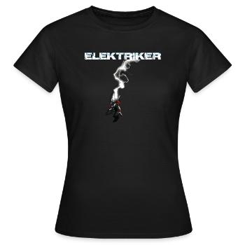 Elektriker - Frauen T-Shirt - Schwarz - Vorne - AI Model Female 172 dark (172cm)
