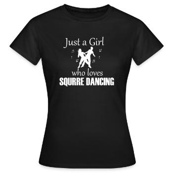 Dancing Dance Music - Frauen T-Shirt - Schwarz - Vorne - AI Model Female 172 dark (172cm)