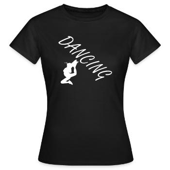 Dancing Dance Music - Frauen T-Shirt - Schwarz - Vorne - AI Model Female 172 dark (172cm)