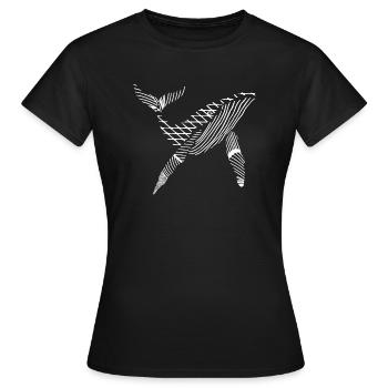 Beluga - Frauen T-Shirt - Schwarz - Vorne - AI Model Female 172 dark (172cm)