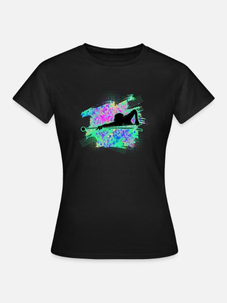 Billiard - Dame-T-shirt - sort