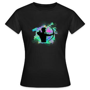 Archerie - T-shirt Femme - noir - Devant - AI Model Female 172 dark (172cm)
