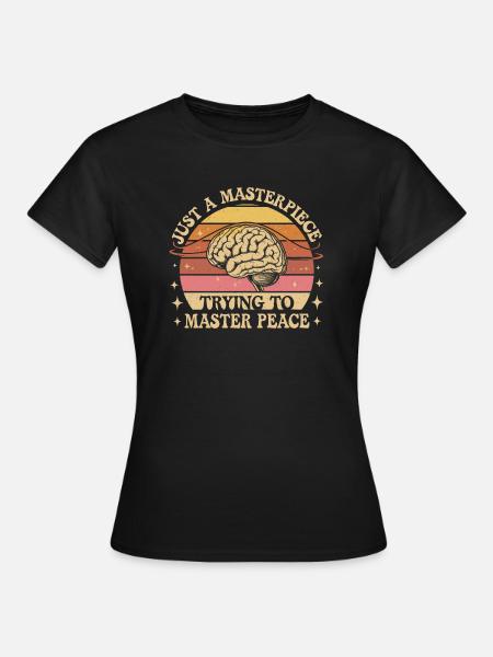 Croissance par la paix intérieure - T-shirt Femme - noir