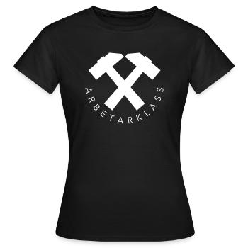 Classe ouvrière - T-shirt Femme - noir - Devant - AI Model Female 172 dark (172cm)
