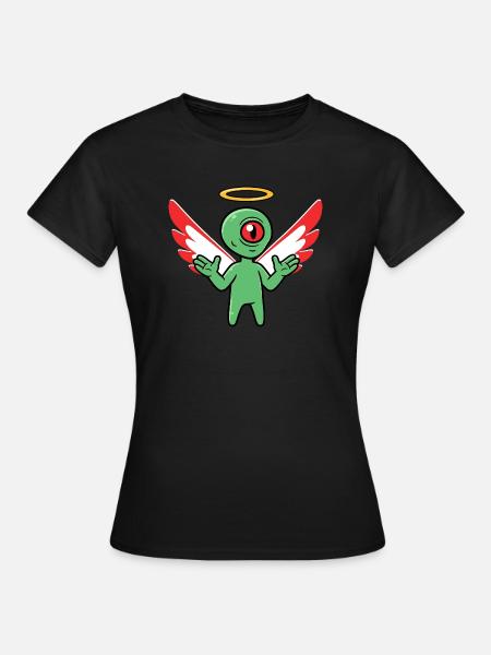 Angel Alien - Women's T-Shirt - black