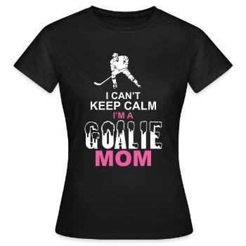 Eishockey Shirts/Hockey Shirts / Eishockey Sprüche - Frauen T-Shirt - Schwarz - Vorne - AI Model Female 172 dark (172cm)