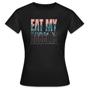 raubkatze streunerkatze bday lustig - Frauen T-Shirt - Schwarz - Vorne - AI Model Female 172 dark (172cm)
