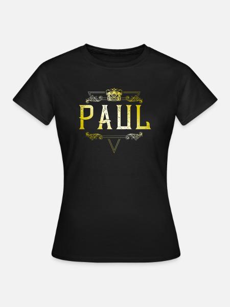 Paul - Frauen T-Shirt - Schwarz