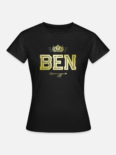 Ben - Frauen T-Shirt - Schwarz