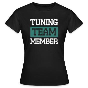 Équipe de tuning - T-shirt Femme - noir - Devant - AI Model Female 172 dark (172cm)