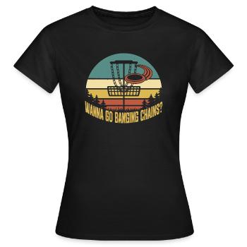 Lancer de disque Sport Game Lovers Disc Throw L - T-shirt Femme - noir - Devant - AI Model Female 172 dark (172cm)