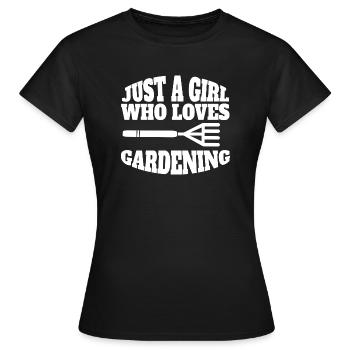 Hobbygärtner Garten Obstgarten Gärtner Geschenk - Frauen T-Shirt - Schwarz - Vorne - AI Model Female 172 dark (172cm)