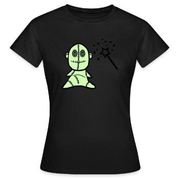 Voodoo Doll - Women's T-Shirt - black - Front - AI Model Female 172 dark (172cm)