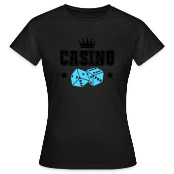 Casino - T-shirt Femme - noir - Devant - AI Model Female 172 dark (172cm)