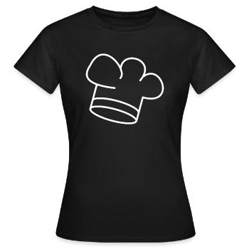 Toque - T-shirt Femme - noir - Devant - AI Model Female 172 dark (172cm)