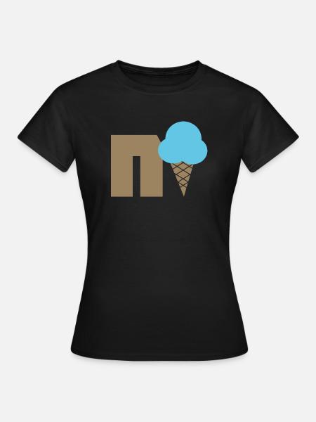nice blau - Frauen T-Shirt - Schwarz
