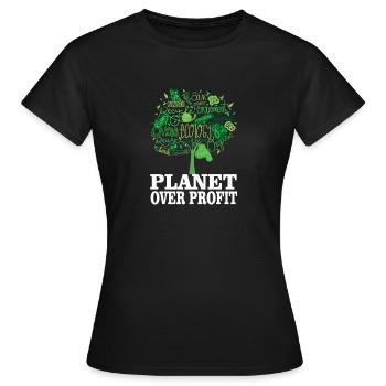 Climat Changement climatique Environnement Grève Climat - T-shirt Femme - noir - Devant - AI Model Female 172 dark (172cm)