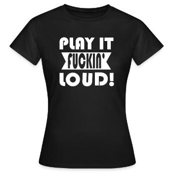 Rock and Roll Rock Music - Frauen T-Shirt - Schwarz - Vorne - AI Model Female 172 dark (172cm)
