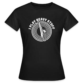 Spielmannszug Fanfarenzug Saxophone Saxophone - T-shirt Femme - noir - Devant - AI Model Female 172 dark (172cm)