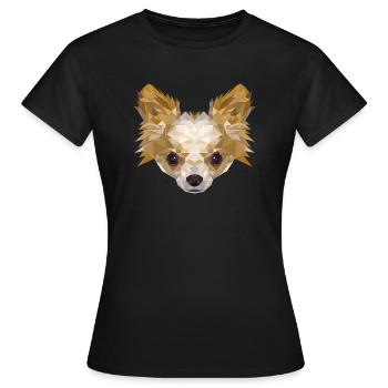 Chihuahua « Buddy » - Chien - Chien - Chien - T-shirt Femme - noir - Devant - AI Model Female 172 dark (172cm)
