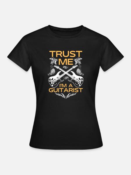 Gitarrist 1 - Frauen T-Shirt - Schwarz