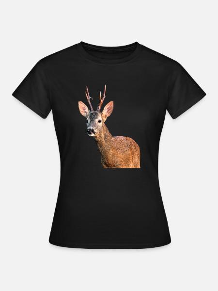 chevreuil - T-shirt Femme - noir