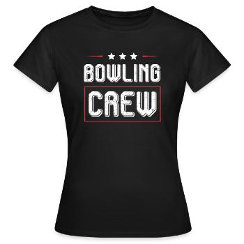 Équipe de bowling - T-shirt Femme - noir - Devant - AI Model Female 172 dark (172cm)
