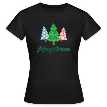 Christmas - Frauen T-Shirt - Schwarz - Vorne - AI Model Female 172 dark (172cm)