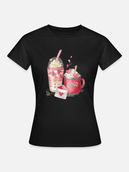 Café gourmand 2 - T-shirt Femme - noir