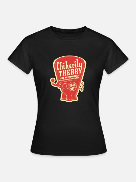 Chiherily Therry Elefant - Frauen T-Shirt - Schwarz