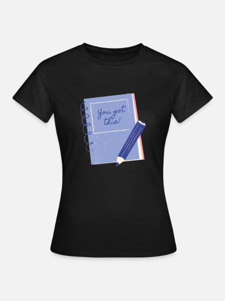 Du hast das - Frauen T-Shirt - Schwarz