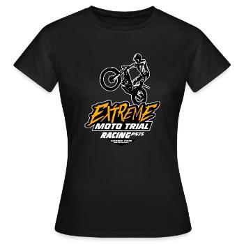 Trial - Trialsport - Moto Trial - Motorcycle Trial - Women's T-Shirt - black - Front - AI Model Female 172 dark (172cm)