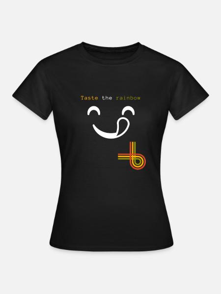 Taste the rainbow - Women's T-Shirt - black