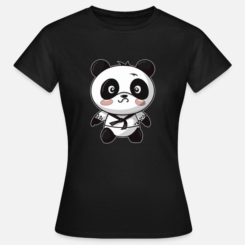 Karate Panda - Women's T-Shirt - black