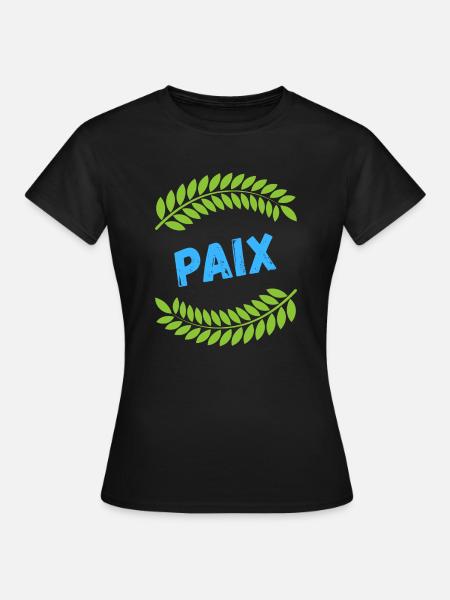 Die Lorbeeren des Friedens - Frauen T-Shirt - Schwarz