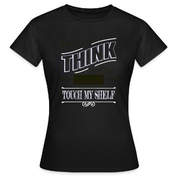 Bibliophile Book Keeper Awesome Book Keeper Chemise - T-shirt Femme - noir - Devant - AI Model Female 172 dark (172cm)
