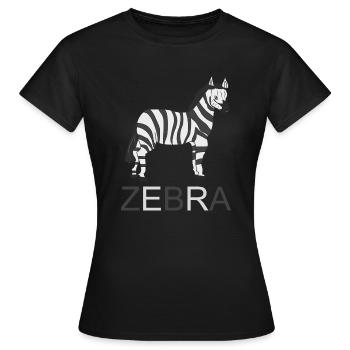 ZÈBRE - T-shirt Femme - noir - Devant - AI Model Female 172 dark (172cm)