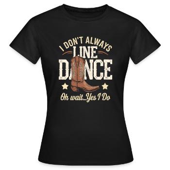 Rythme et humour combinés - T-shirt Femme - noir - Devant - AI Model Female 172 dark (172cm)