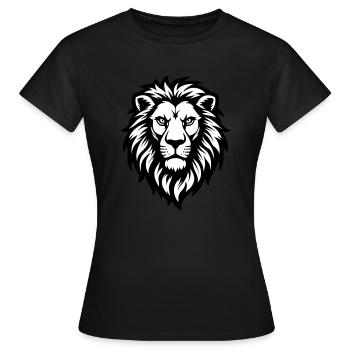 Leon Strong - Women's T-Shirt - black - Front - AI Model Female 172 dark (172cm)