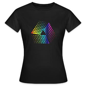points - T-shirt Femme - noir - Devant - AI Model Female 172 dark (172cm)