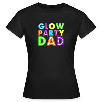 Glühender Party-Vati - Frauen T-Shirt - Schwarz - Vorne - AI Model Female 172 dark (172cm)