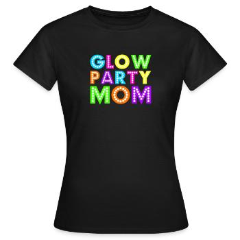 Glühen-Party-Mamma - Frauen T-Shirt - Schwarz - Vorne - AI Model Female 172 dark (172cm)