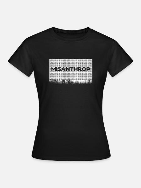 misanthrope - T-shirt Femme - noir