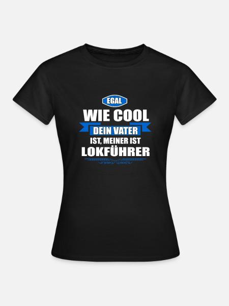 LOKFÜHRER - Geschenk - Frauen T-Shirt - Schwarz