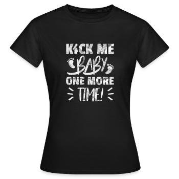 Cadeau Femme enceinte Grossesse Enceinte - T-shirt Femme - noir - Devant - AI Model Female 172 dark (172cm)