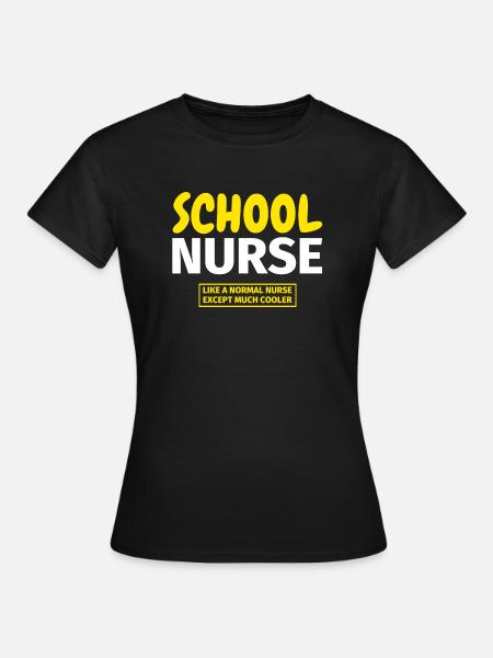 Schulkrankenschwester - Frauen T-Shirt - Schwarz